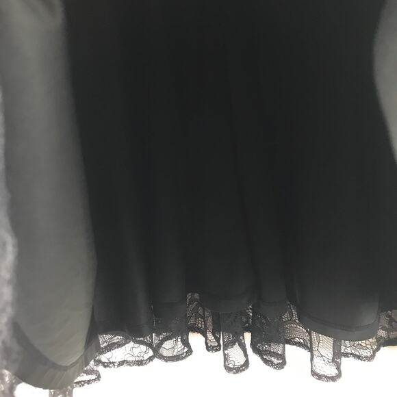 Torrid Peplum Lace Ruffle Sleeve Top Black Boho Romantic Gothic Plus Size 6X - Picture 11 of 12